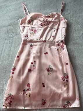 Princess Polly Mini Pink Floral Dress